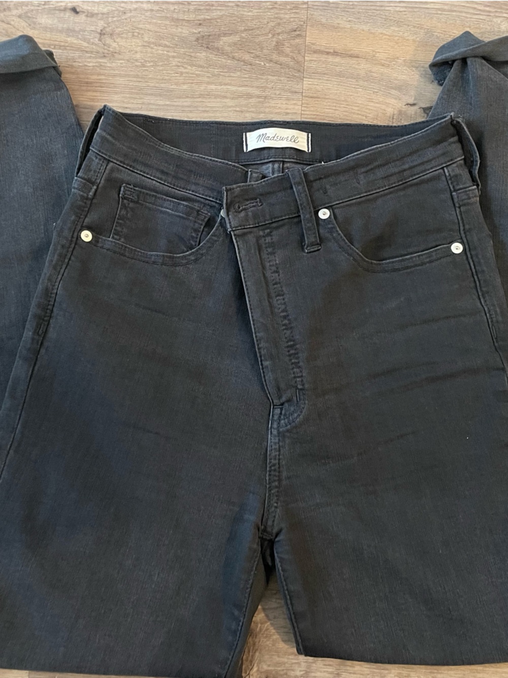 Madewell Slim Straight women’s grey Jeans